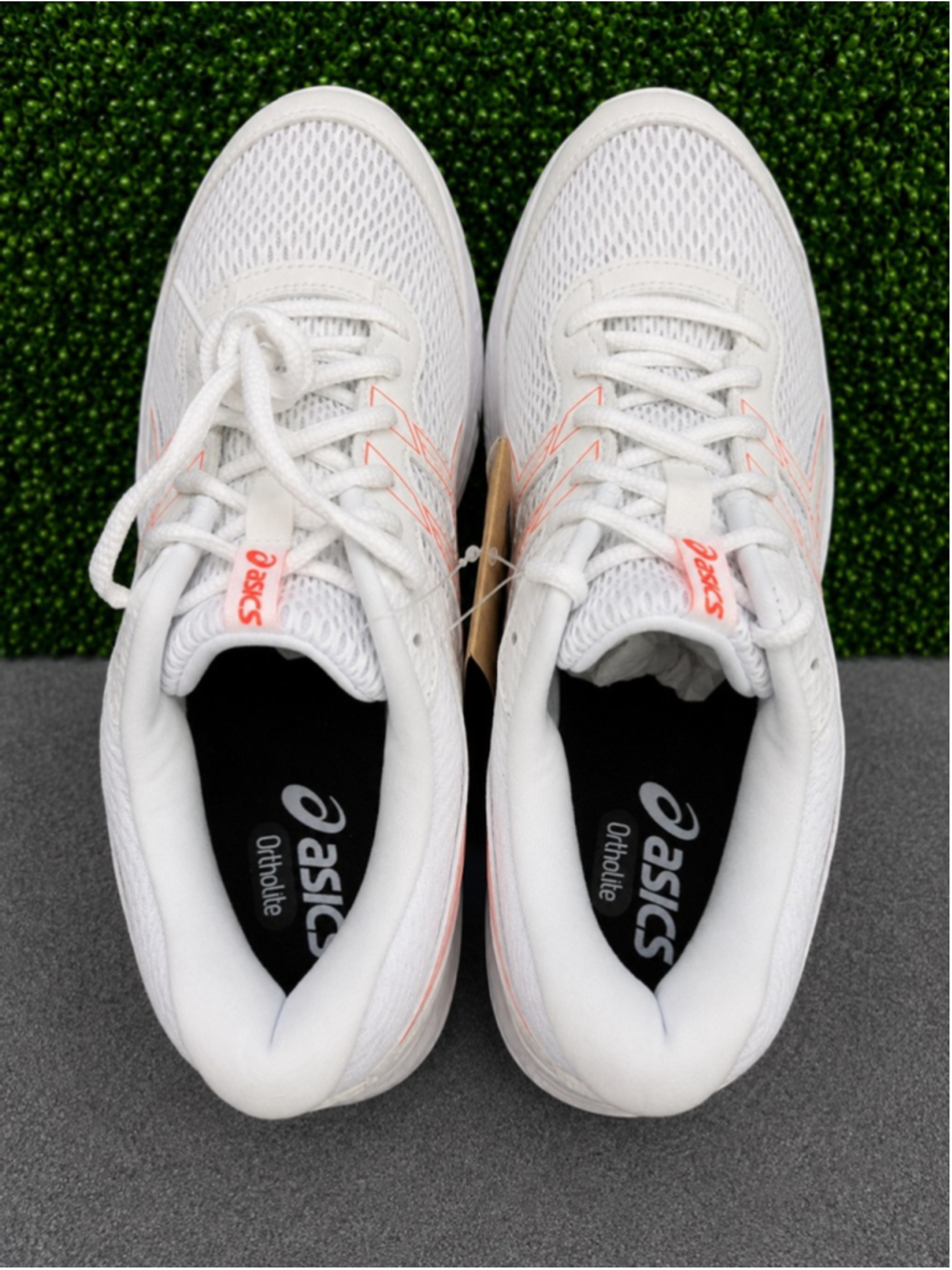 Men's ASICS GEL-XTEND Athletic Shoes Size 10 White/Sunrise Red - Picture 5 of 6
